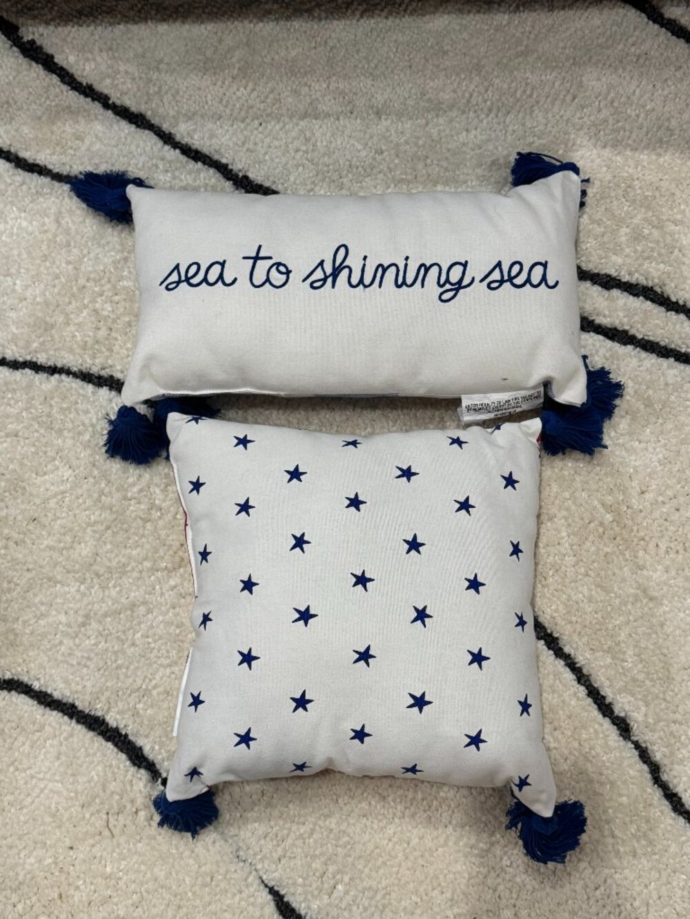Fourth of July throw pillows